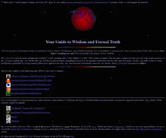 Yourguideto.info(Resources for the Existentially Impaired) Screenshot