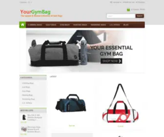 Yourgymbag.com(Gym Bags) Screenshot