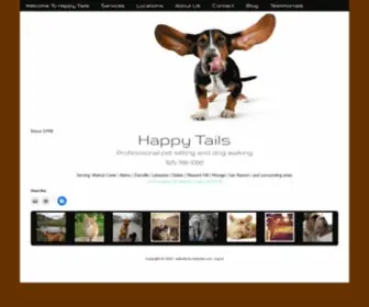 Yourhappytail.com(Pet Sitting) Screenshot