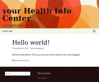 Yourhealthinfocenter.com(Your Health Info Center) Screenshot