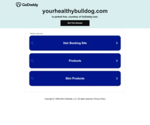 Yourhealthybulldog.com(Yourhealthybulldog) Screenshot