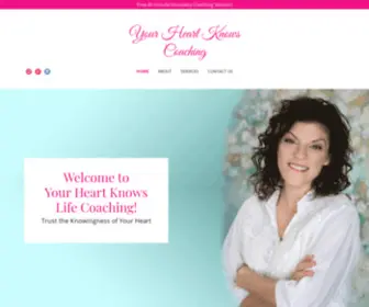 Yourheartknowscoaching.com(Online Life Coach) Screenshot