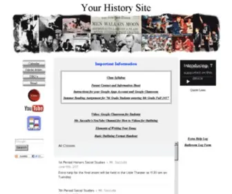 Yourhistorysite.com(Your History Site) Screenshot