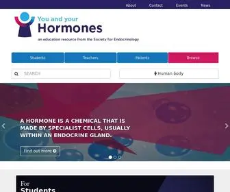 Yourhormones.info(You and Your Hormones) Screenshot