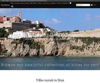 Youribiza.es(Houses and villas with pool) Screenshot