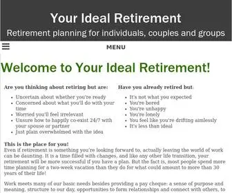 Youridealretirement.ca(Kathryn Fahey) Screenshot