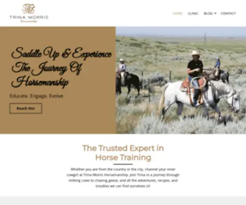Yourinnercowgirl.com(Horse Training Programs for Clients in North America) Screenshot
