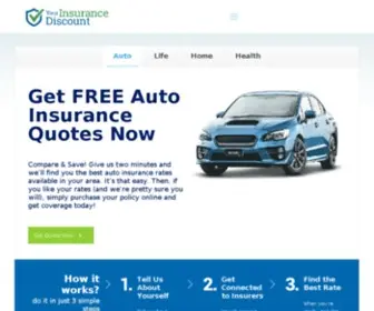 Yourinsurancediscount.com(Free Auto Insurance Quotes) Screenshot