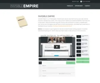 Yourinvisibleempire.com(What Happened To Invisible Empire) Screenshot