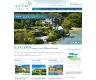Yourjamaicanvillas.com(Unique Villas of Jamaica) Screenshot