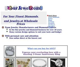 Yourjewel.com(Wholesale Diamonds and Jewelry from) Screenshot