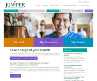 Yourjuniper.org(Juniper health promotion classes) Screenshot