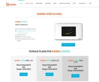 Yourkarma.com(Take WiFi with you everywhere) Screenshot