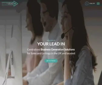 Yourleadin.co.uk(Your Lead In) Screenshot