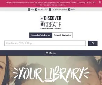 Yourlibrary.com.au(Eastern Regional Libraries) Screenshot