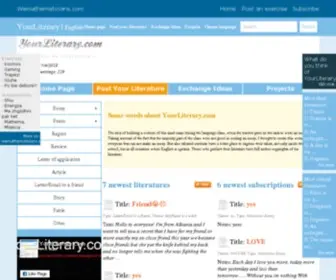 Yourliterary.com(Yourliterary) Screenshot