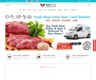 Yourlocalbutchers.co.uk(Buy Fresh and Cooked Halal Meat Online in London) Screenshot