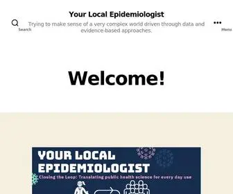 Yourlocalepidemiologist.com(Your Local Epidemiologist) Screenshot