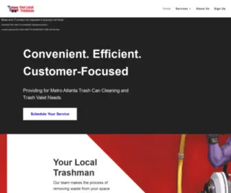 Yourlocaltrashmaninc.com(Your Local Trashman) Screenshot