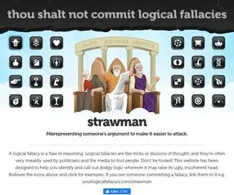 Yourlogicalfallacyis.com(A logical fallacy) Screenshot