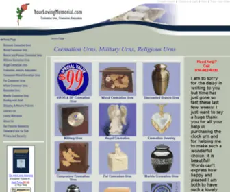 Yourlovingmemorial.com(Cremation Urns) Screenshot