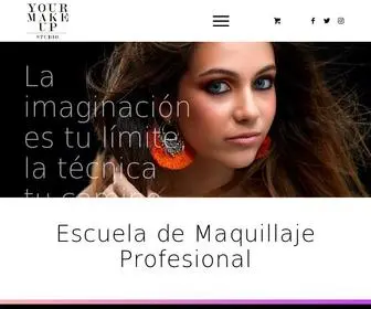 Yourmakeupstudio.com(Escuela de Maquillaje Profesional) Screenshot