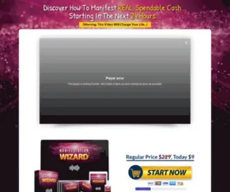 Yourmanifestationwizard.com((1) Message from Ryan) Screenshot
