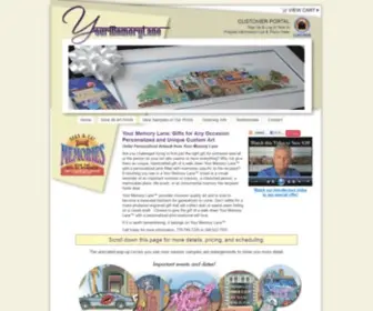 Yourmemorylane.com(Personalized Art Gifts) Screenshot