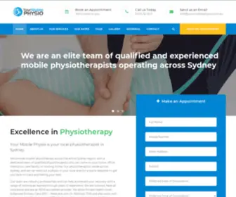 Yourmobilephysio.com.au(Your Mobile Physio is your local physiotherapist in Sydney) Screenshot