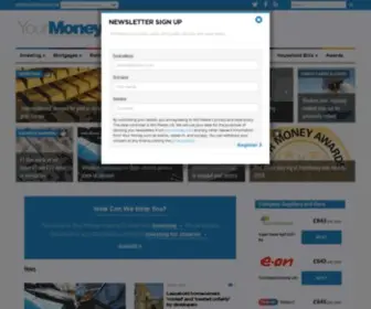 Yourmoney.com(Secure a healthy financial future) Screenshot