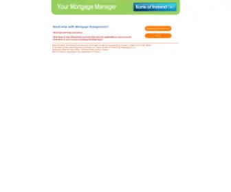 Yourmortgagemanager.ie(The page must be viewed over a secure channel) Screenshot