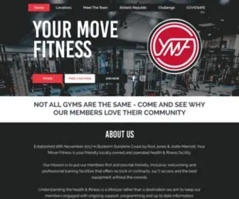 Yourmovefitness.com.au(Your Move Fitness) Screenshot