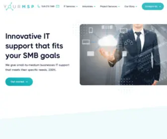 Yourmsp.com(Reliable IT management and optimization) Screenshot
