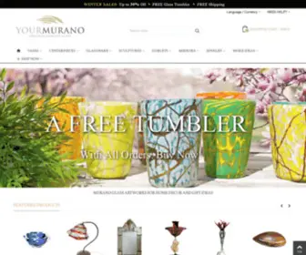 Yourmurano.com(Murano Glass) Screenshot