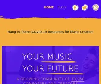 Yourmusicyourfuture.com(Your Music) Screenshot