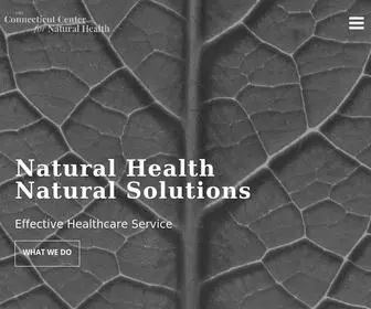 Yournaturalhealth.com(The Connecticut Center for Natural Health) Screenshot