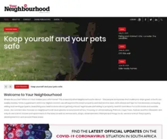 Yourneighbourhood.co.za(Your Neighbourhood) Screenshot