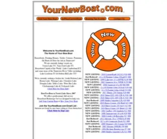 Yournewboat.com(The Home of Your New Boat Welcome to) Screenshot