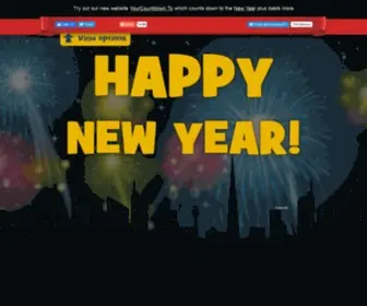 Yournewyearcountdown.com(Your New Year Countdown 2022) Screenshot