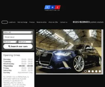 Yournextcarltd.co.uk(Used cars for sale in Nottingham & Nottinghamshire) Screenshot