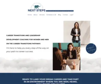 Yournextstepscoach.com(Career Transitions Coach and Leadership Consultant) Screenshot