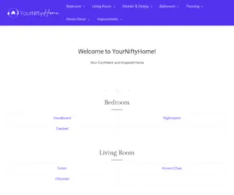 Yourniftyhome.com(Confident and Inspired Home) Screenshot