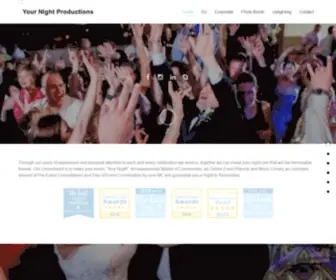 Yournightproductions.com(Your Night Productions) Screenshot