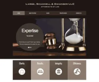 Yournjattorneys.com(Large, Scammell & Danziger LLC) Screenshot