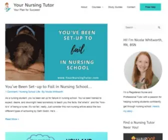 Yournursingtutor.com(Your Plan for Success) Screenshot