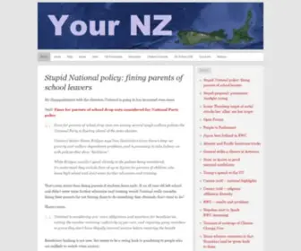 Yournz.org(Political and social information and discussion) Screenshot