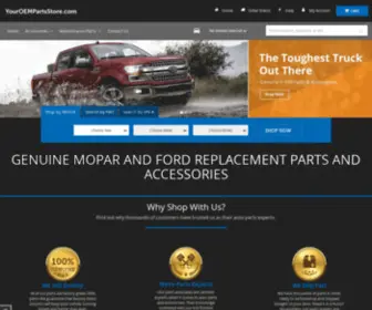 Youroempartsstore.com(Shop Ford and MOPAR Parts & Accessories) Screenshot