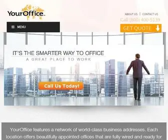 Youroffice.com(Find the office space) Screenshot