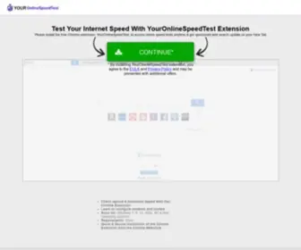 Youronlinespeedtest.com(Fast & Free Internet Speed Check) Screenshot