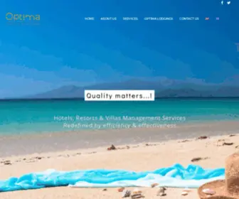 Youroptima.com(Your Optima Lodging Evolution) Screenshot